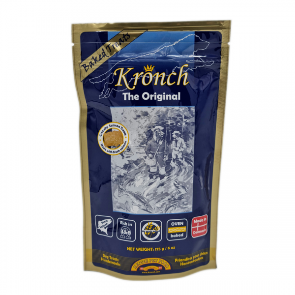 Kronch Original ofengebackene Lachssnacks 175g mit frischem Lachs und Kartoffel für Hunde jetzt günstig kaufen