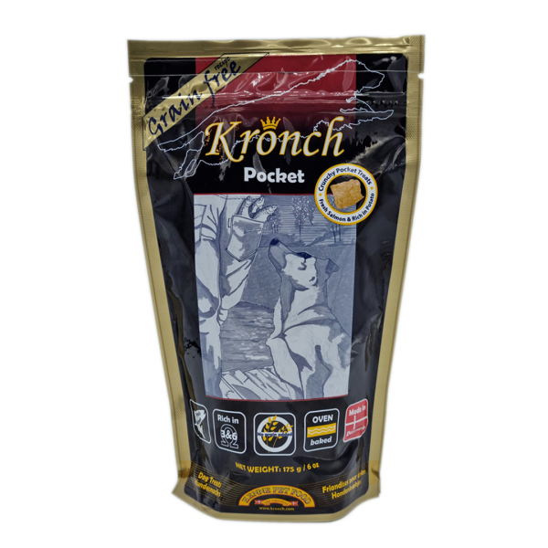 Kronch Pocket 175 g Snacks mit frischem Lachs und Kartoffel Leckerlis für Hunde jetzt günstig kaufen